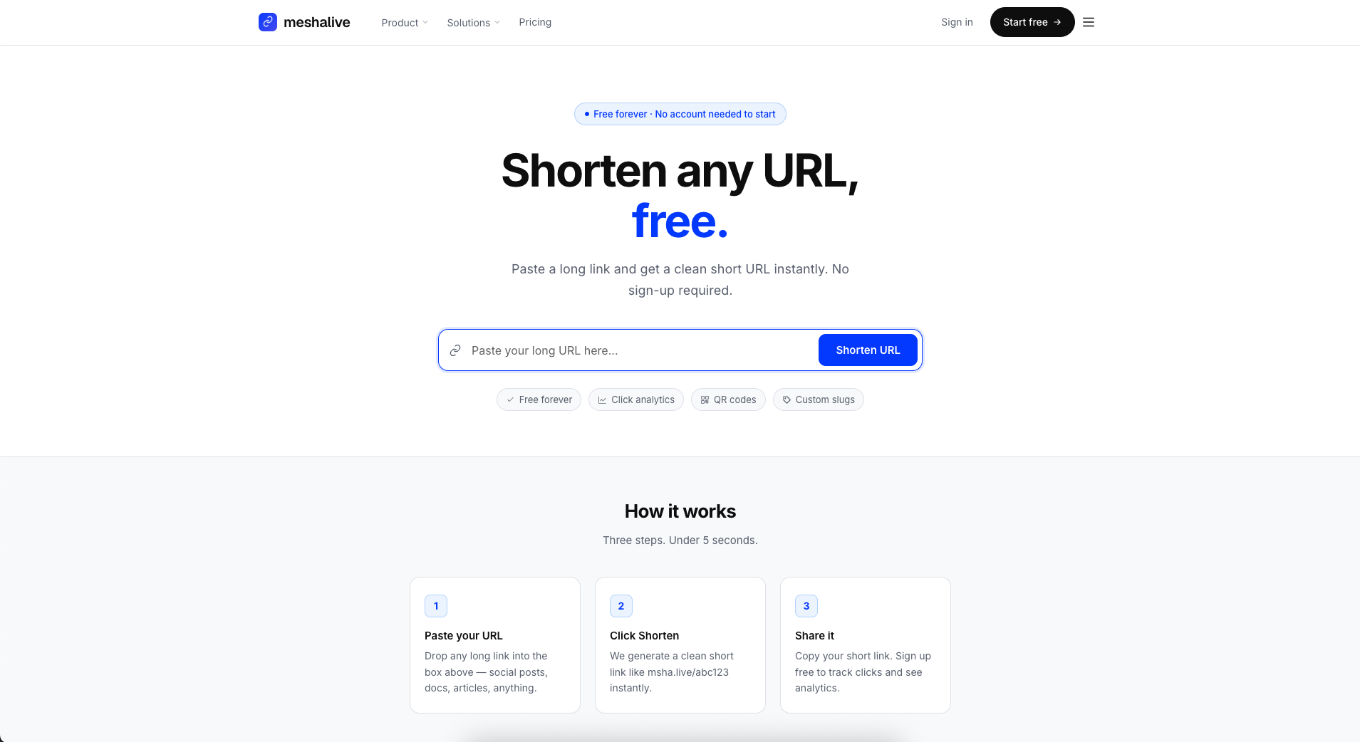 URL Shortener with Analytics & QR Codes gallery image
