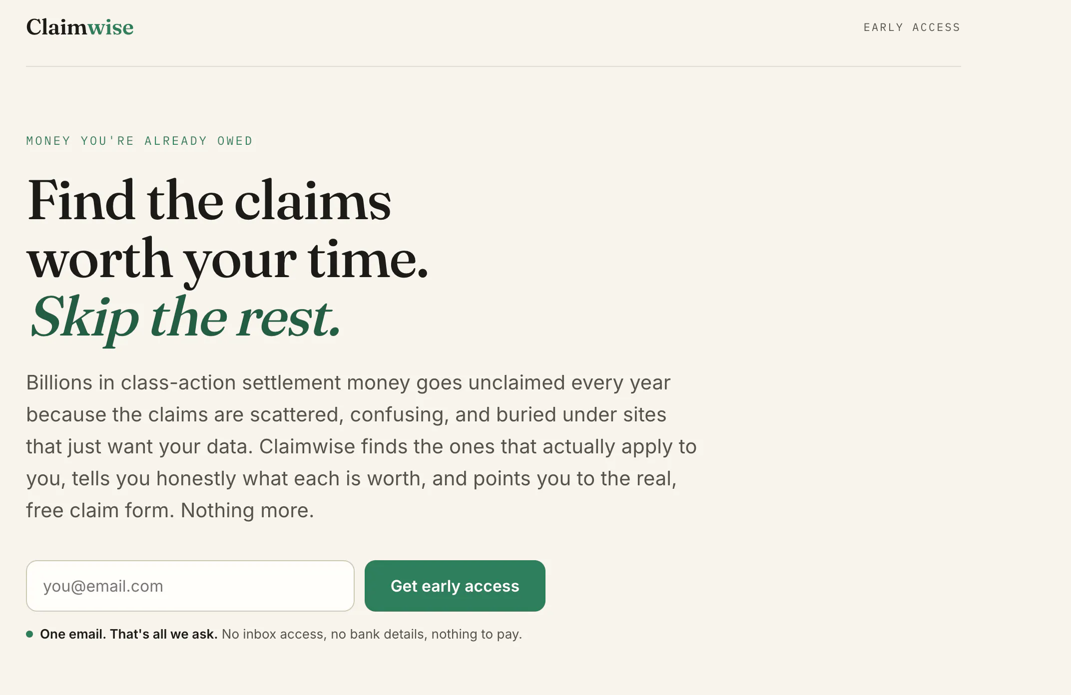 Claimwise — find unclaimed money gallery image