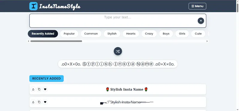 InstaName Style screenshot 1