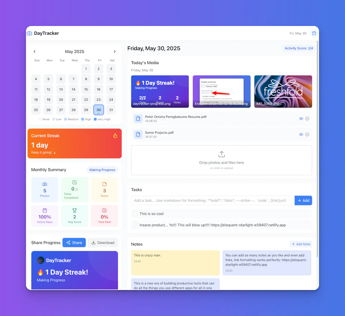 DayTracker