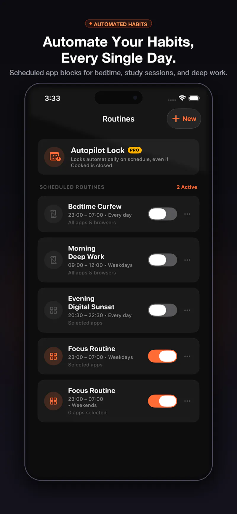 Cooked  focus lock screenshot 4
