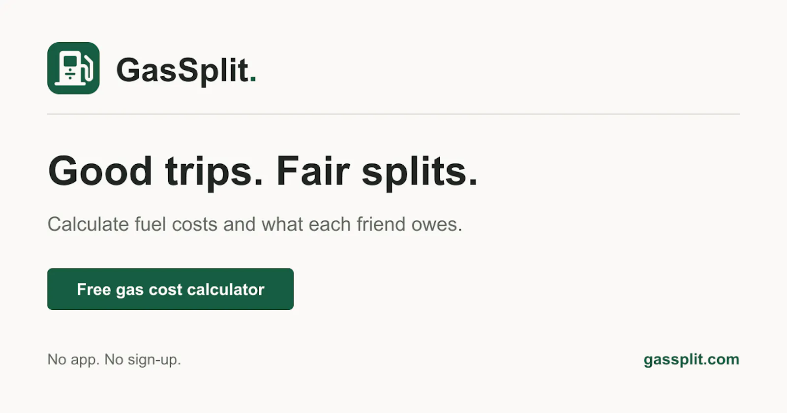 GasSplit screenshot 1