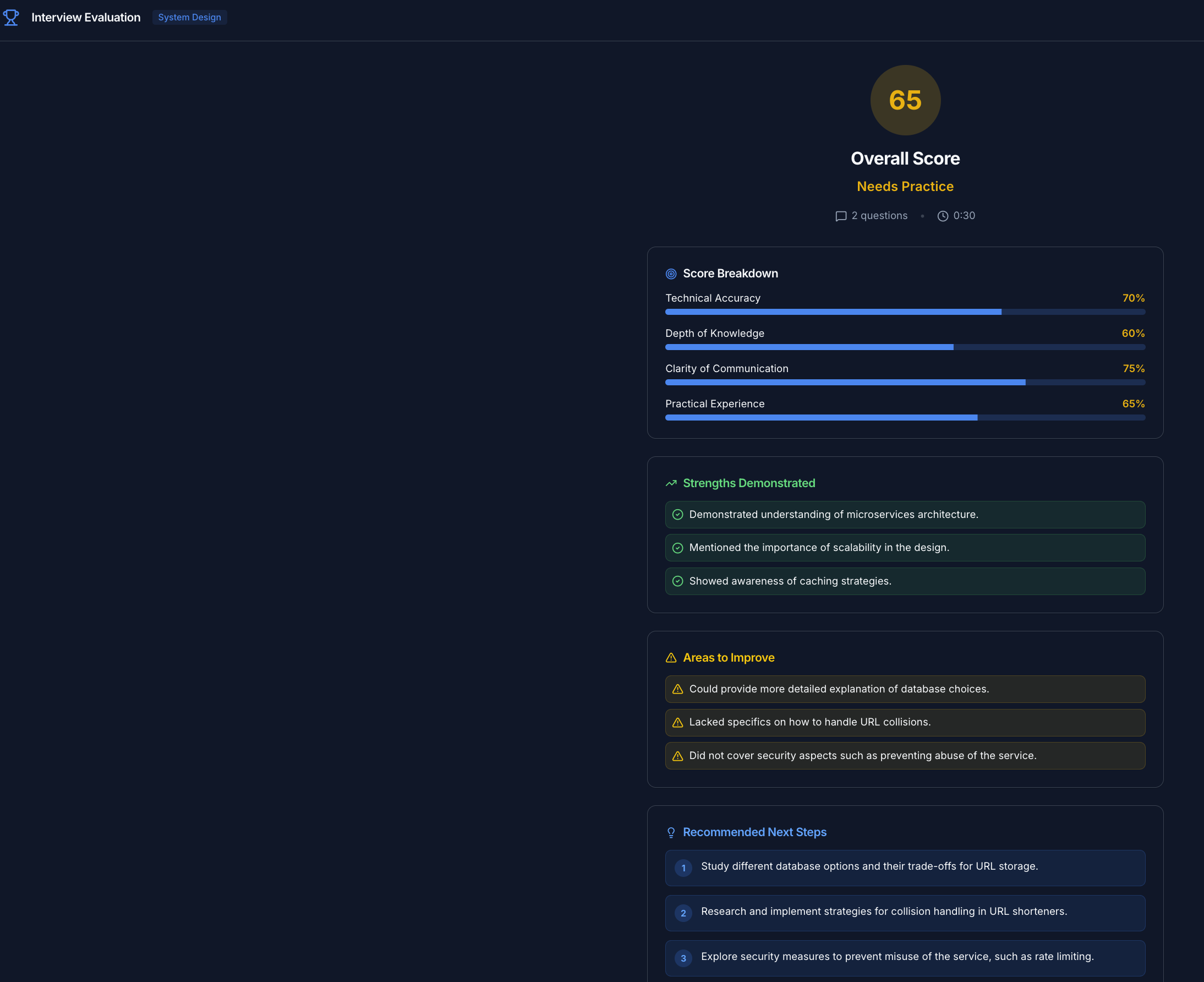 AI Interview Copilot - Screenshot 3 showing product features and functionality