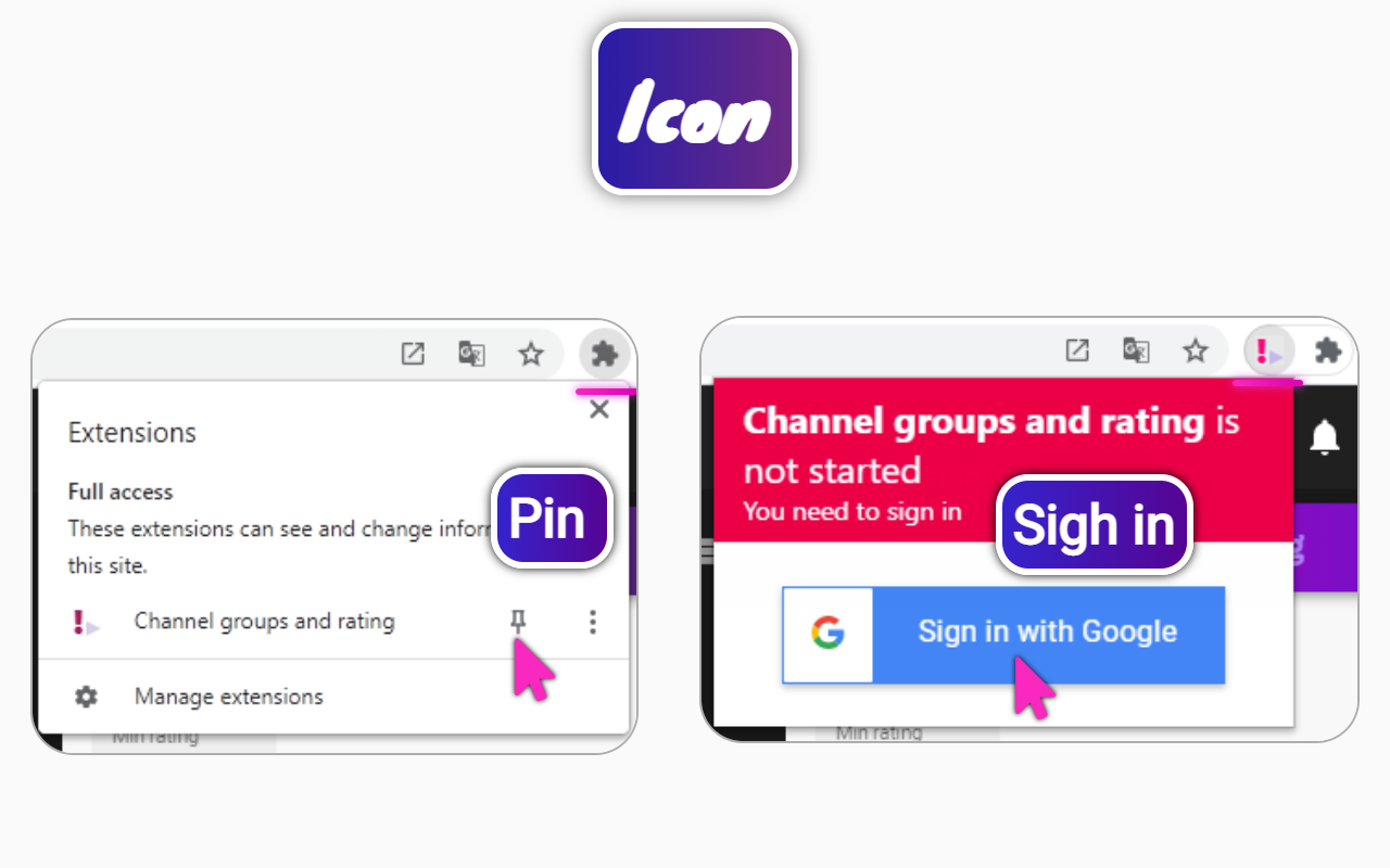 Channel Groups and Rating gallery image