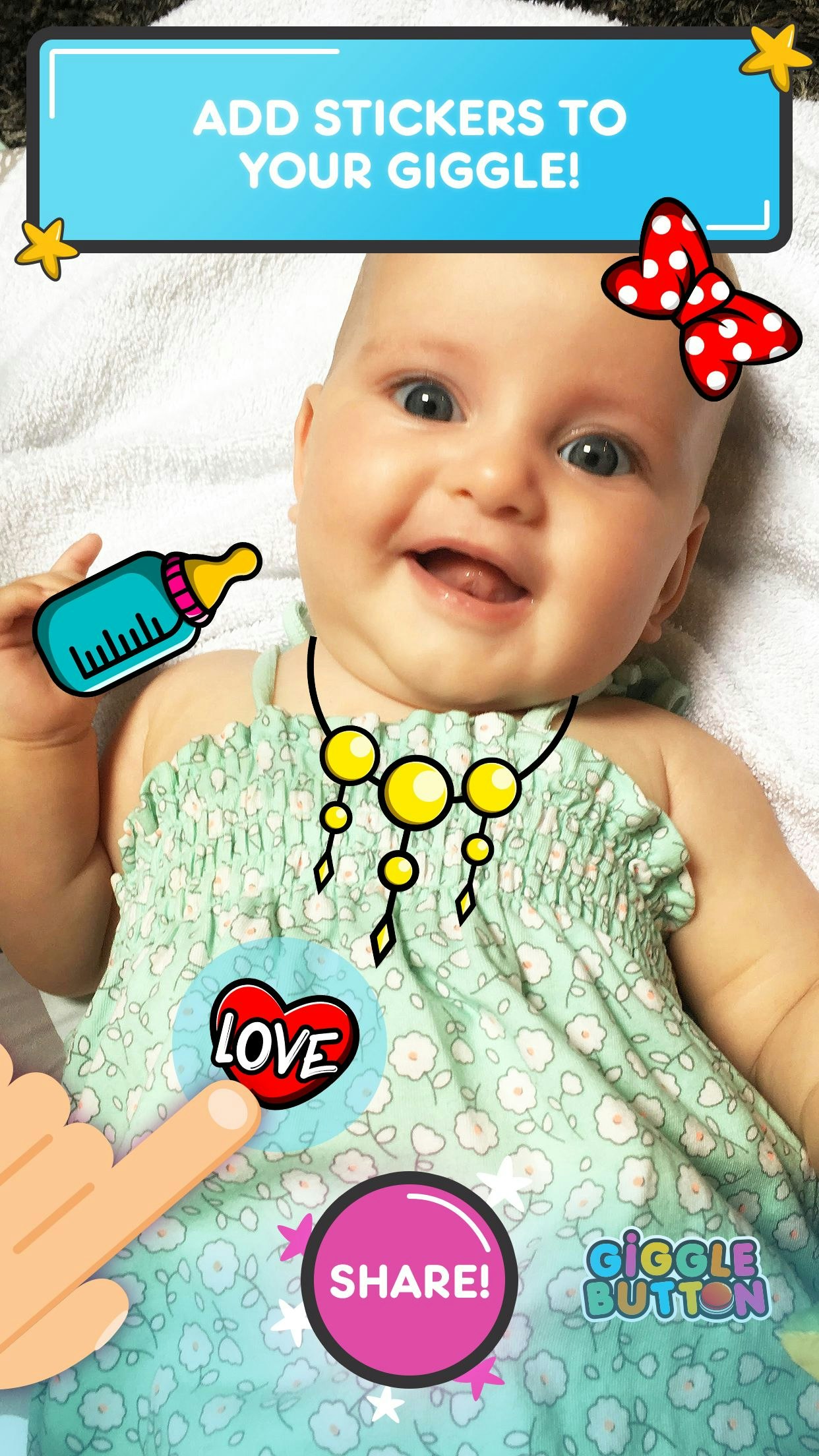 Giggle Button - Smile & Snap gallery image