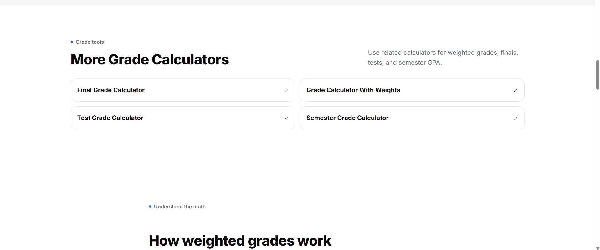 Weighted Grade Calculator gallery image