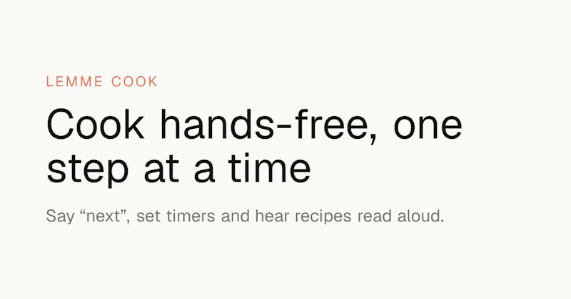 Lemme Cook screenshot 1