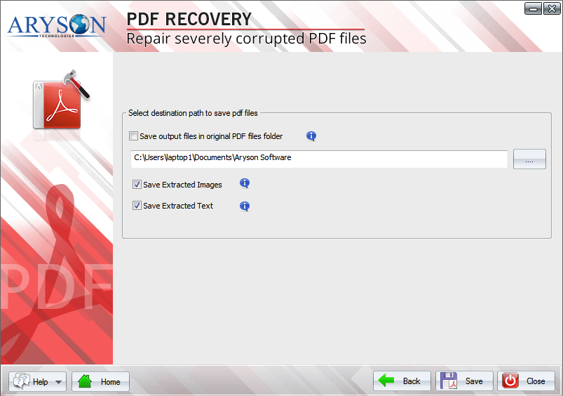 أداة استرداد PDF media 2