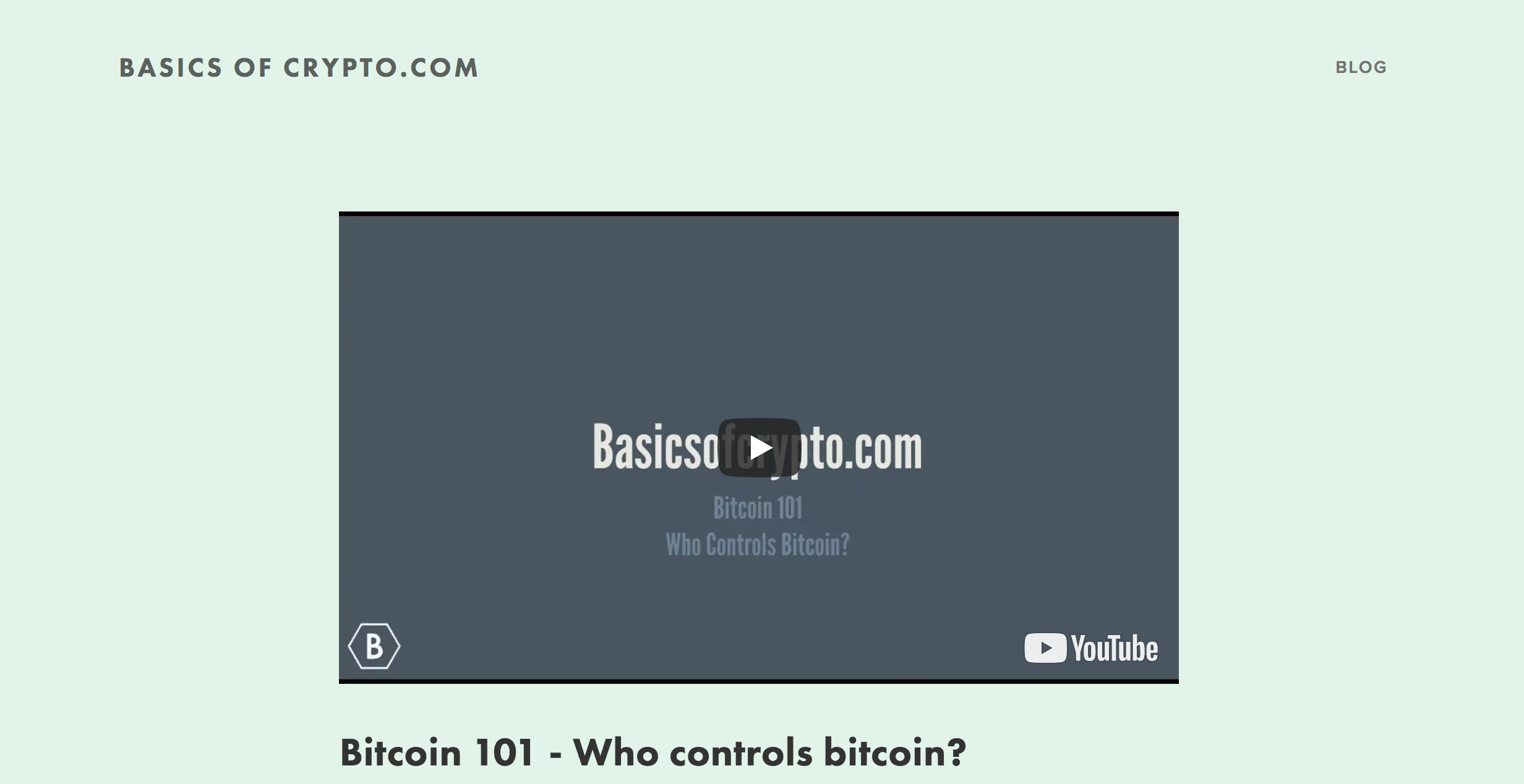 Basics of Crypto gallery image