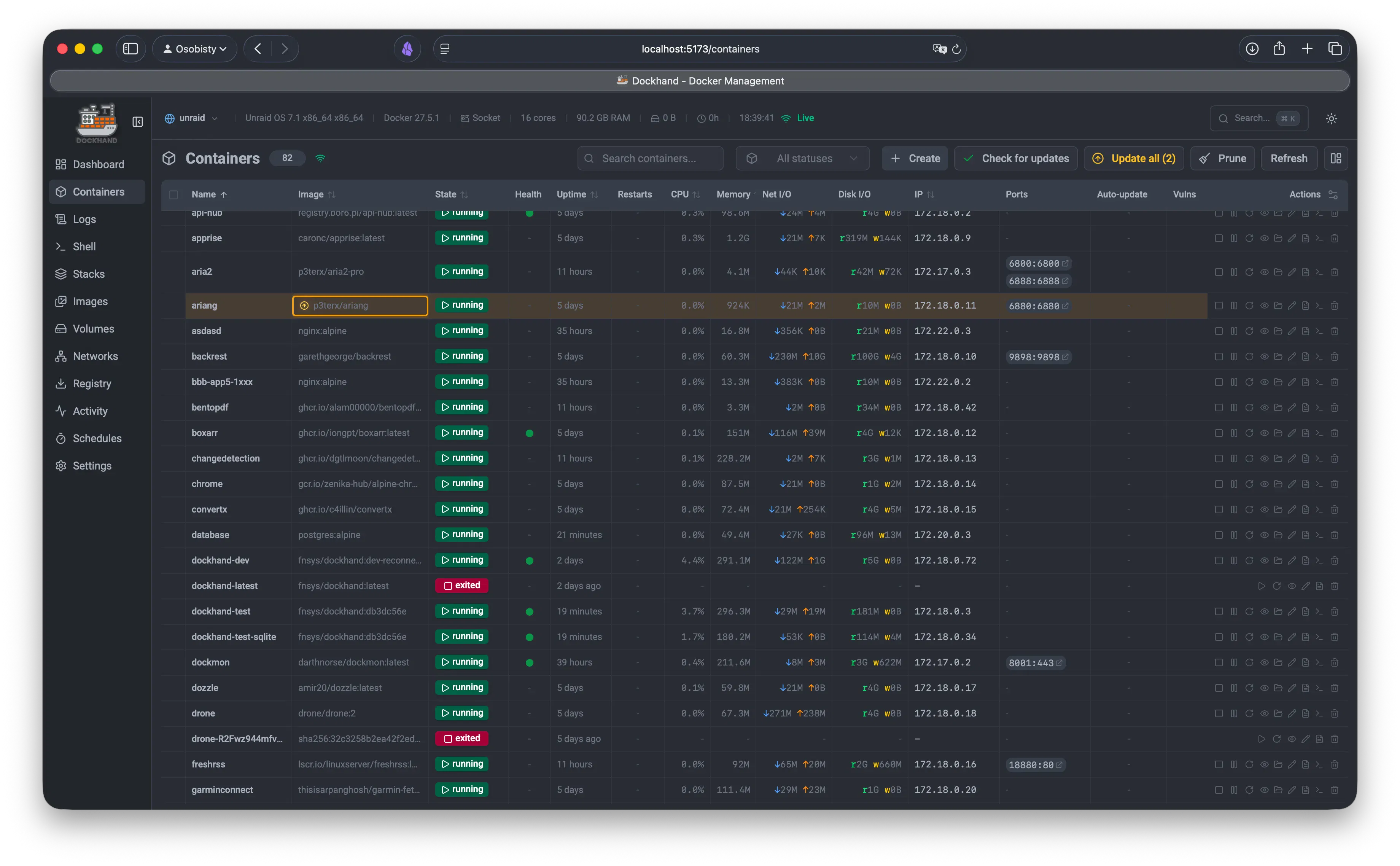 Dockhand screenshot 6