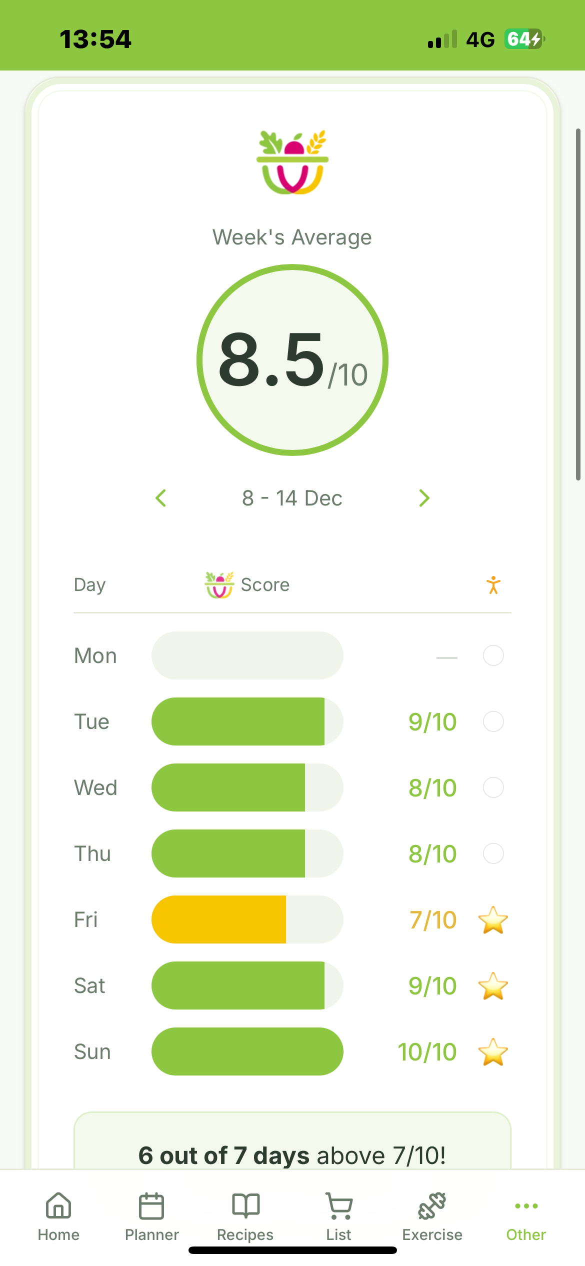 AI health planner aligned to user goals gallery image