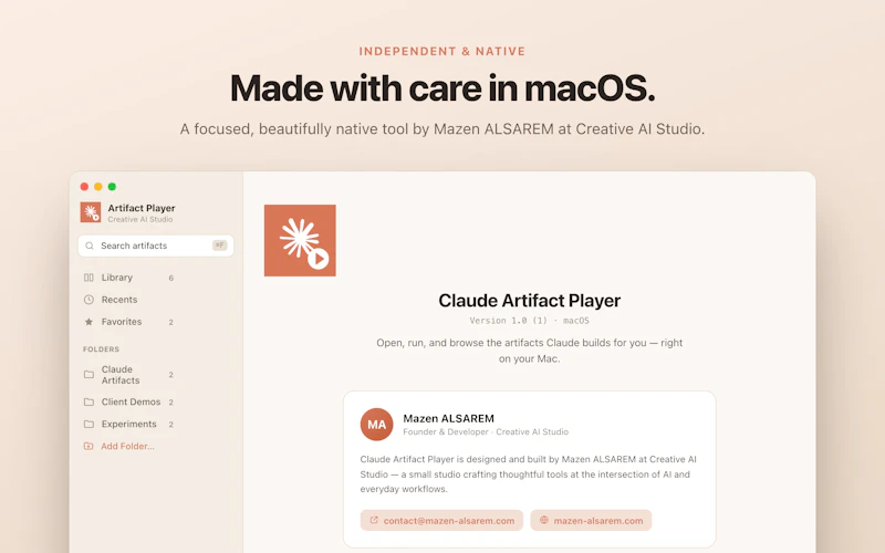 Claude Artifact Player screenshot 4