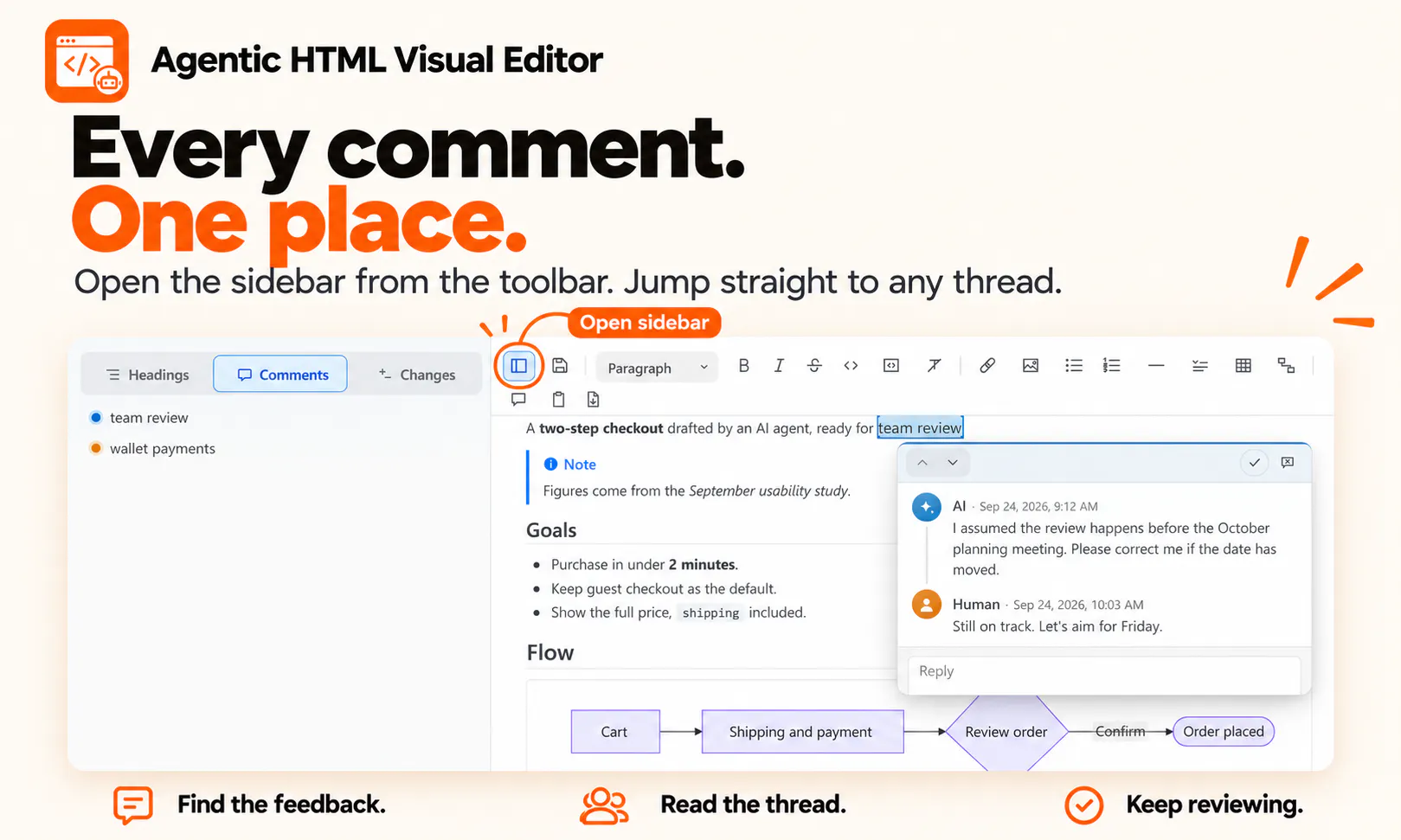 Agentic HTML Visual Editor gallery image