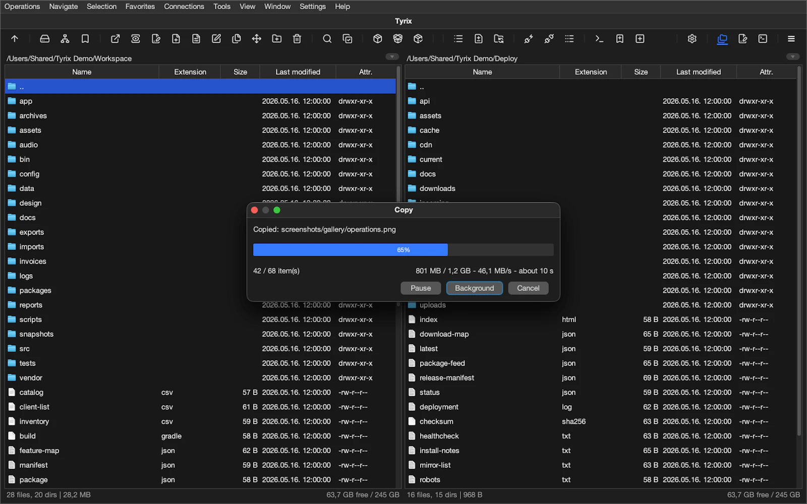 Tyrix screenshot 2
