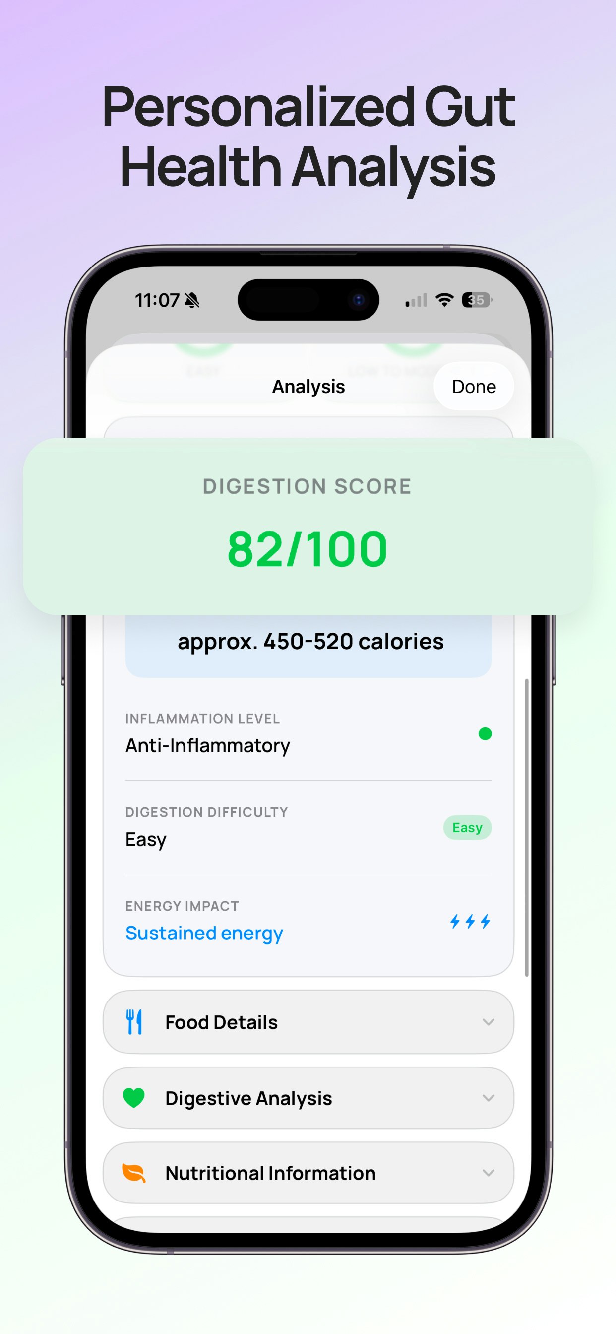 Gutie: Gut Health Improvement - Screenshot 5 showing product features and functionality