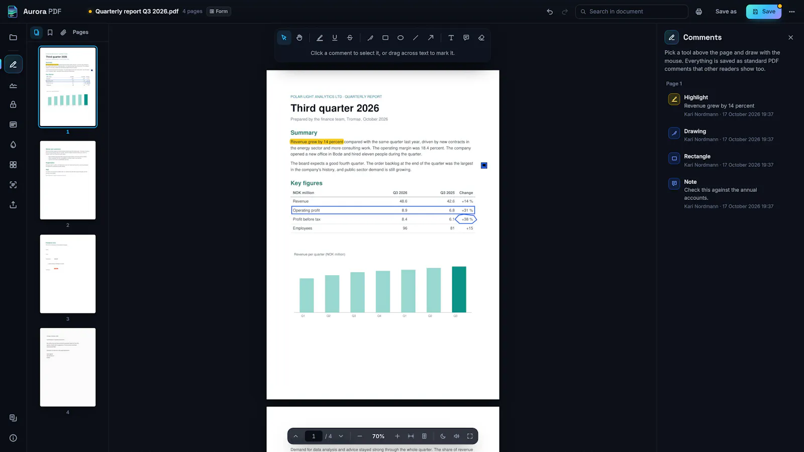 Aurora PDF screenshot 5
