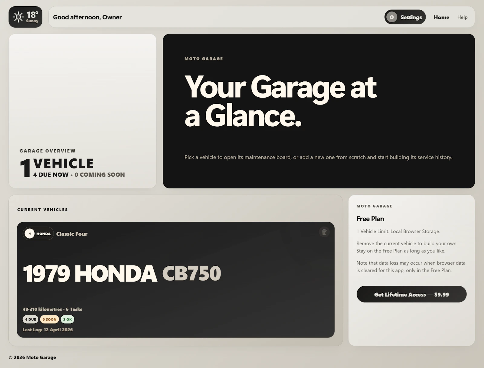 Moto Garage screenshot 1