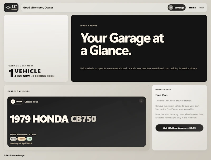 Moto Garage screenshot 1