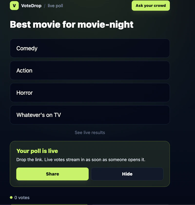 VoteDrop screenshot 4