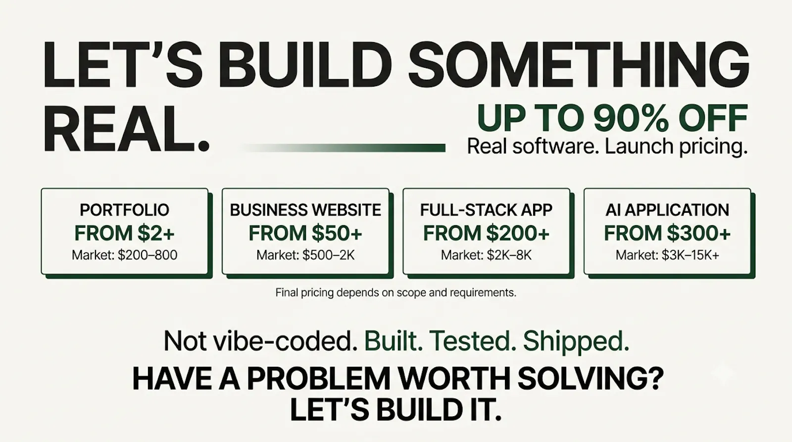 Built. Tested. Shipped. screenshot 4