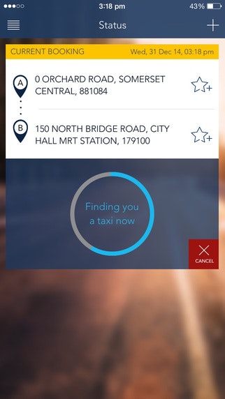 Comfort Delgro taxi booking app gallery image