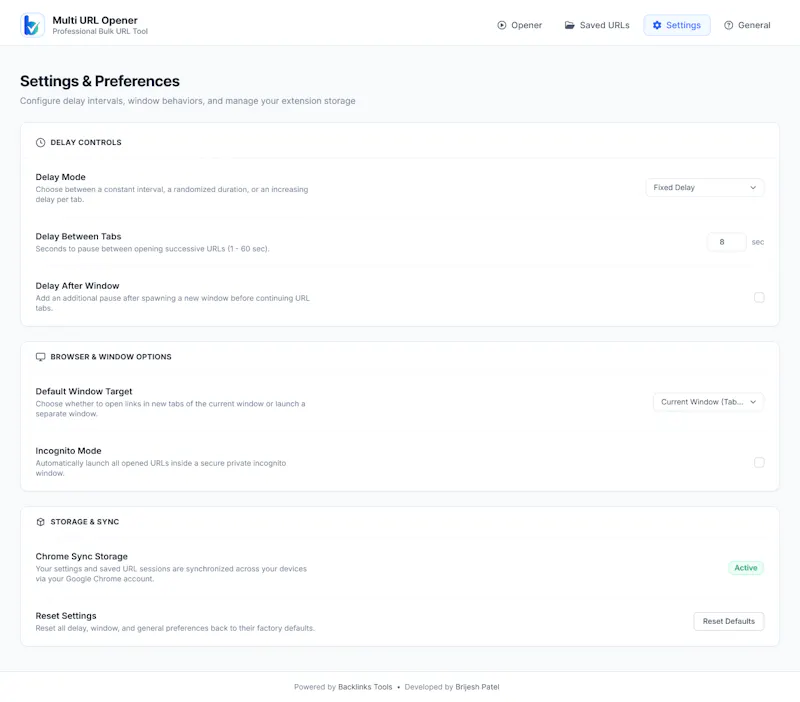 Multi URL Opener screenshot 8