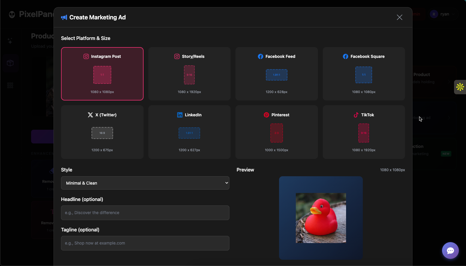 PixelPanda - Screenshot 5 showing product features and functionality