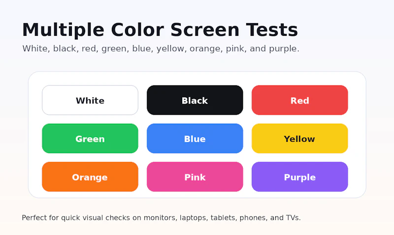White Screen Tester screenshot 2