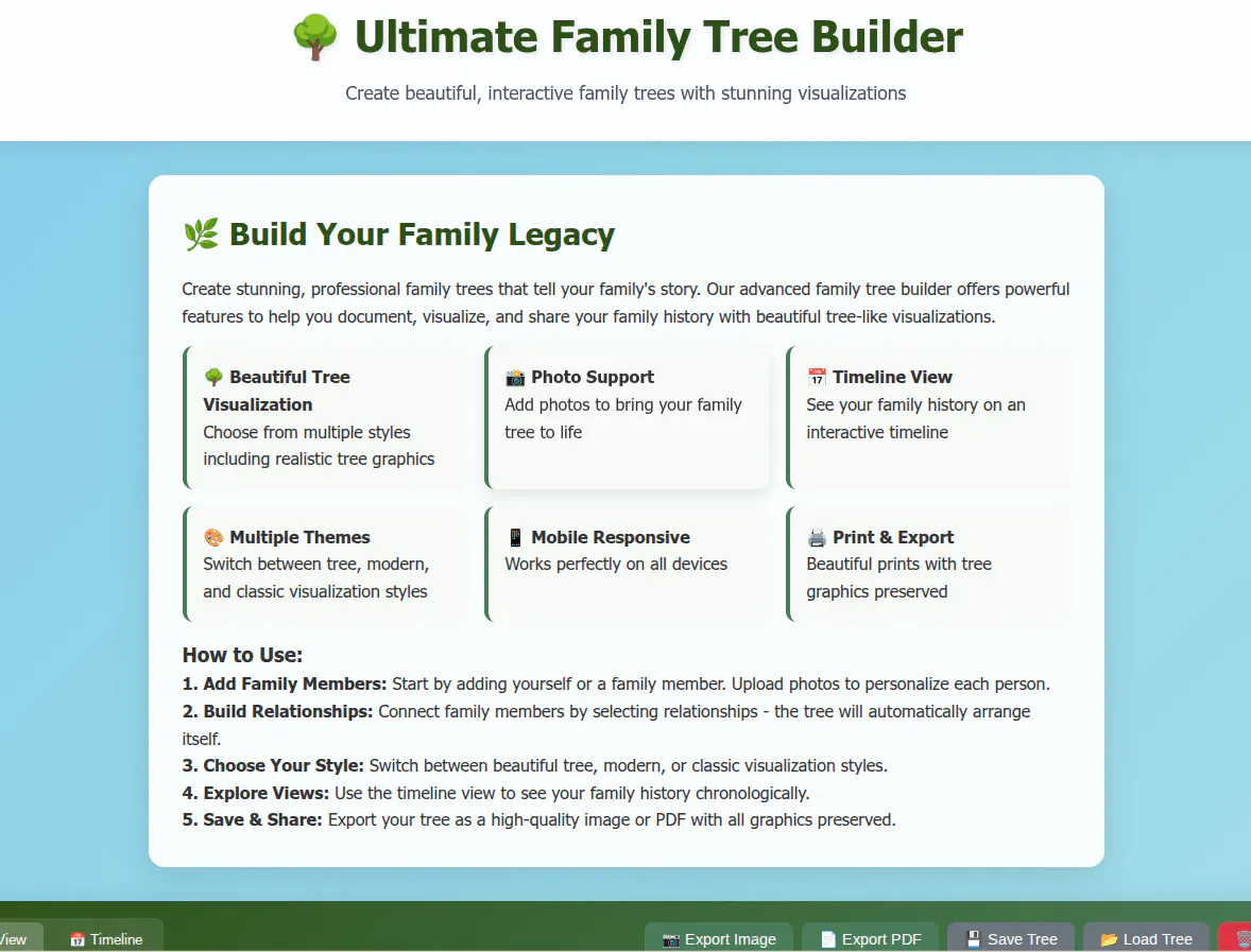 FreeWWW Family Tree Builder gallery image