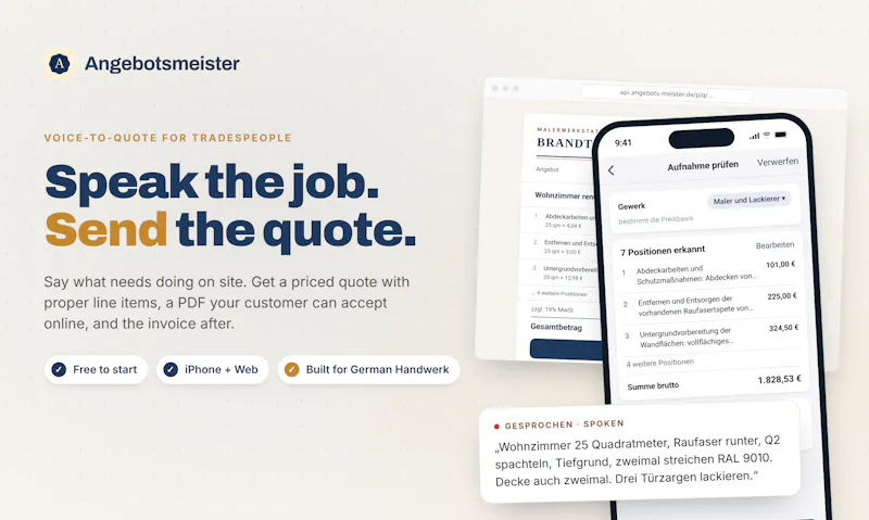 Angebotsmeister screenshot 2