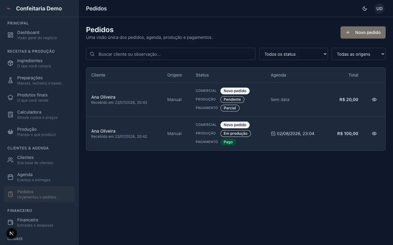 Confeito Gestão screenshot