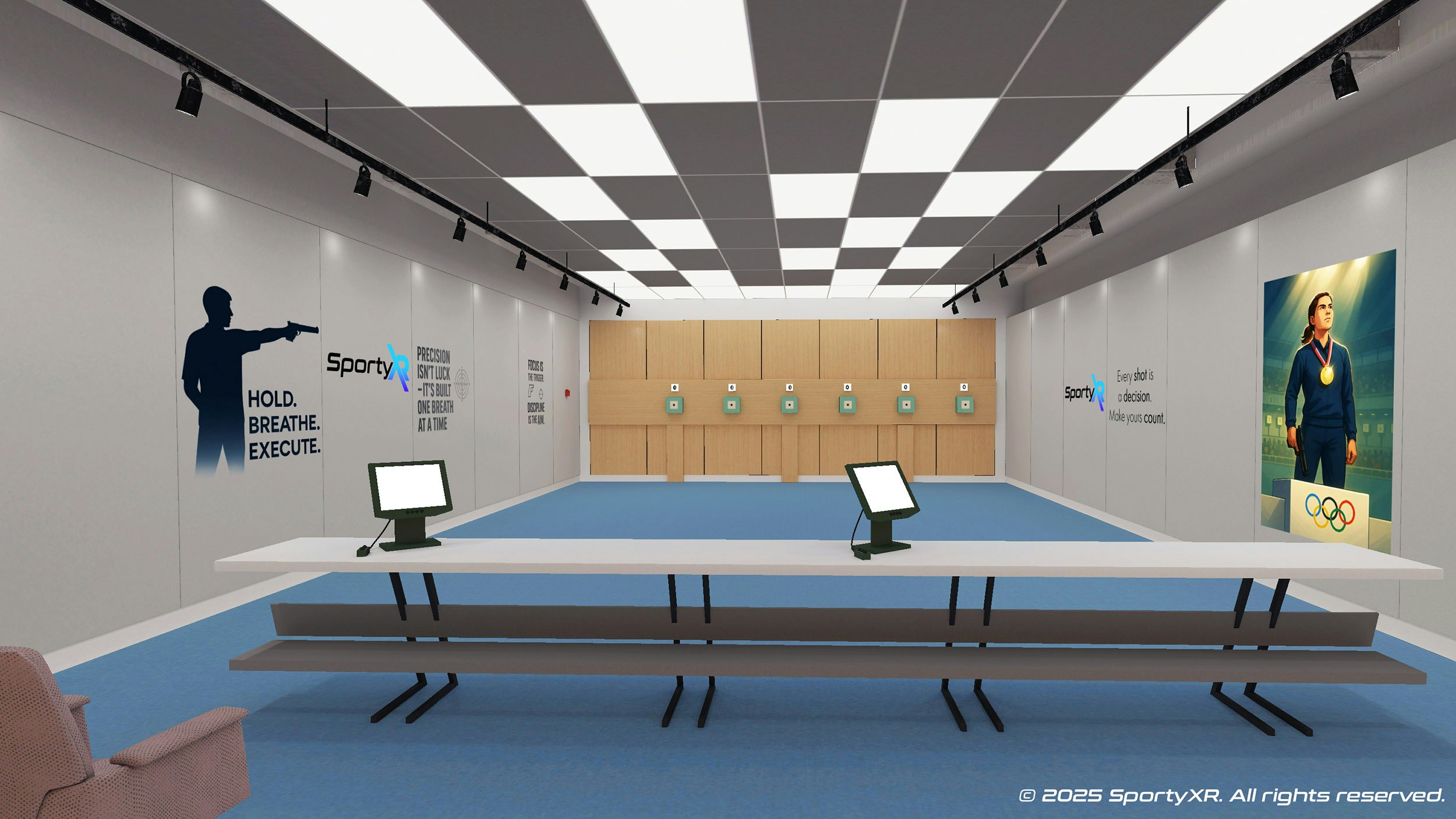 エアピストル10m：オリンピックトレーニングVR - リビングルームからオリンピックの範囲まで数秒メディア7
