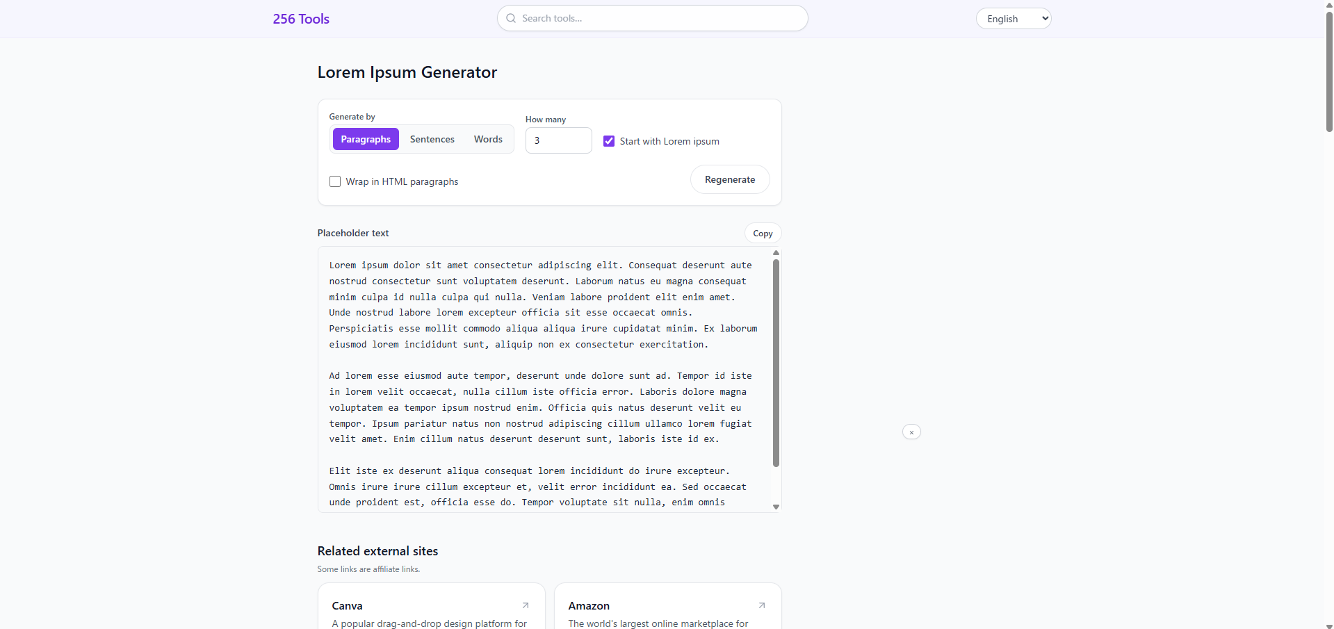 256 Tools — All tools gallery image