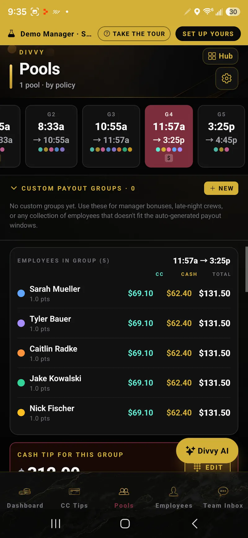 Divvy - Bar and Restaurant Software screenshot 1