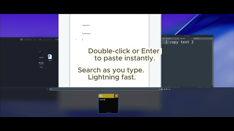 TextStow screenshot 1 (video preview)