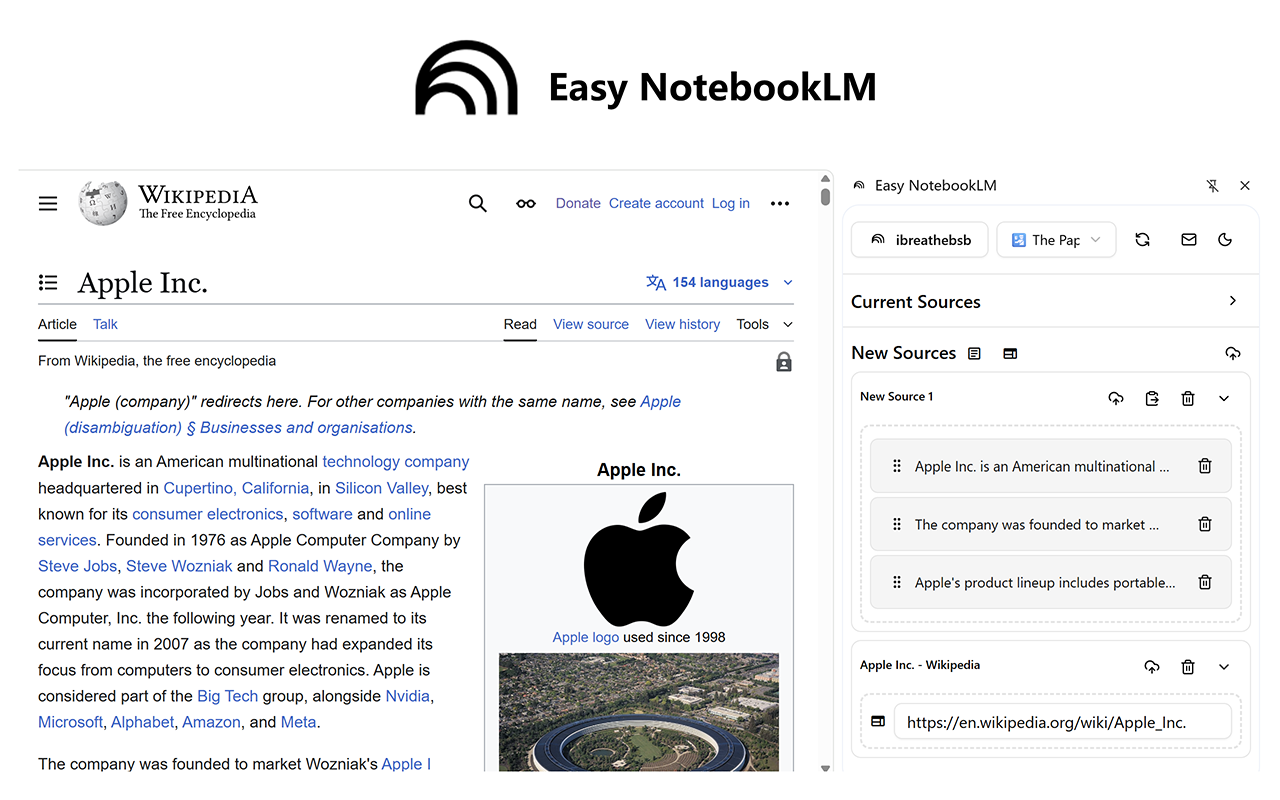 Easy NotebookLM gallery image