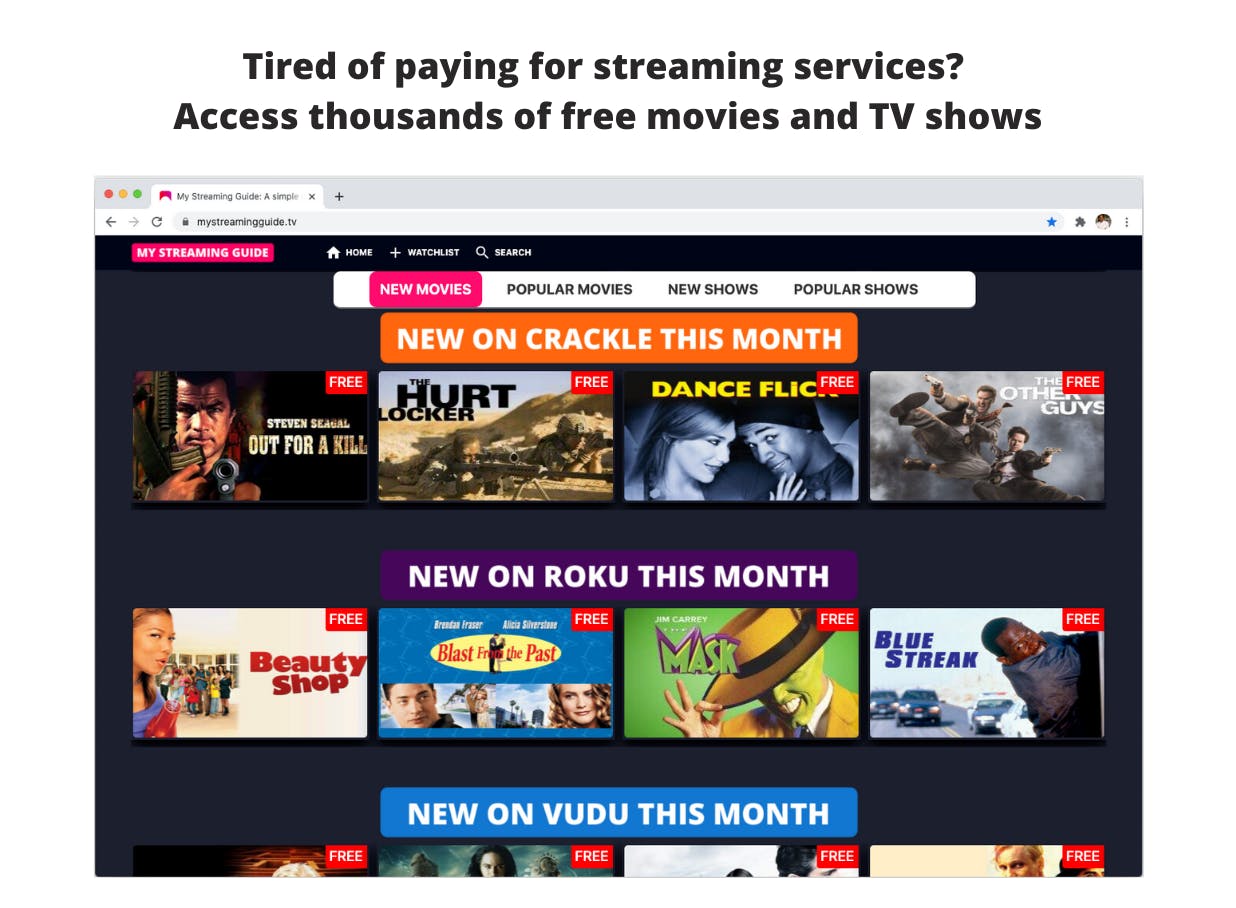 My Streaming Guide media 3