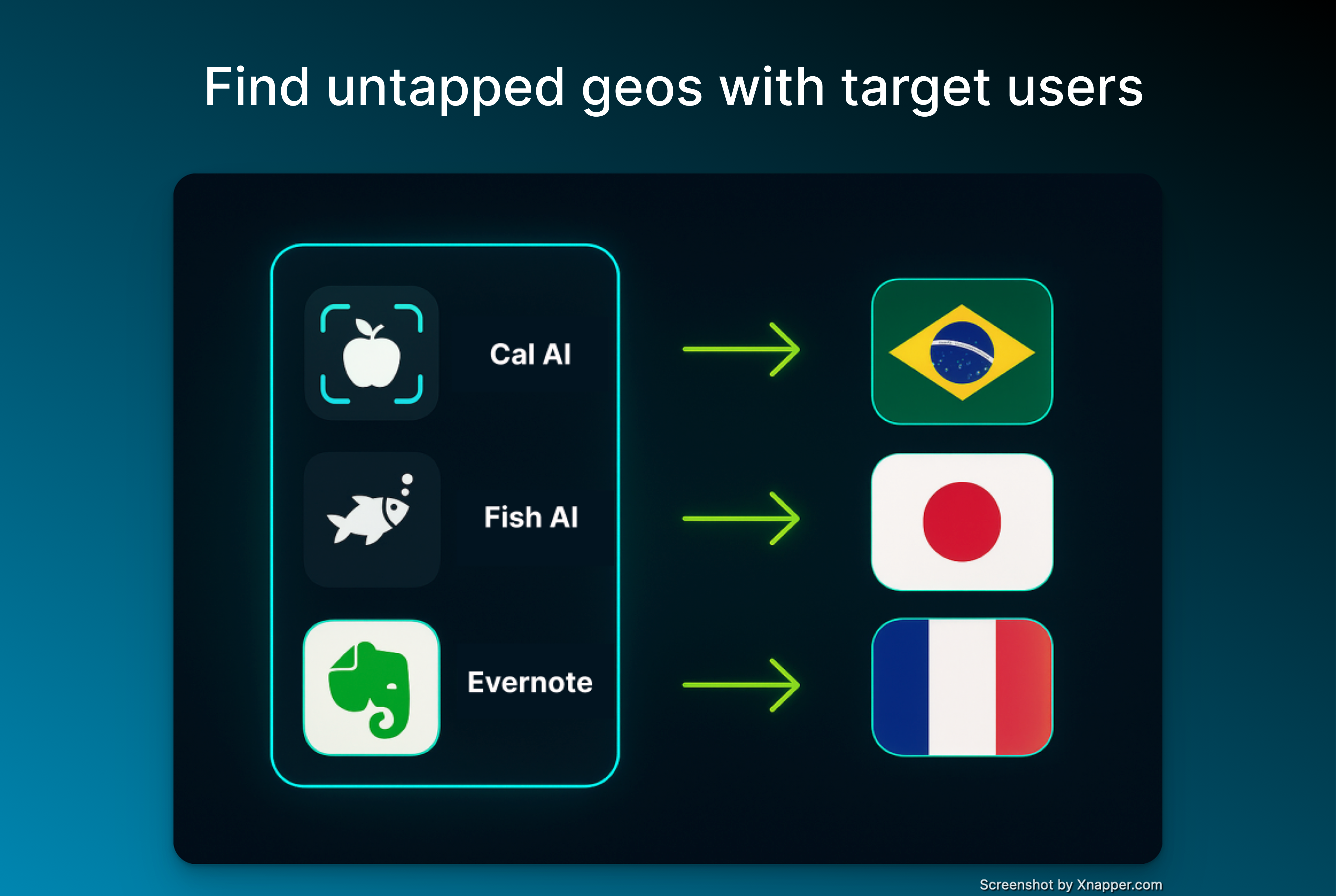 Média AppMaxxer - Radar de l'application virale - Trouver des applications virales, des lacunes en fonctionnalités, de nouveaux GEO 5