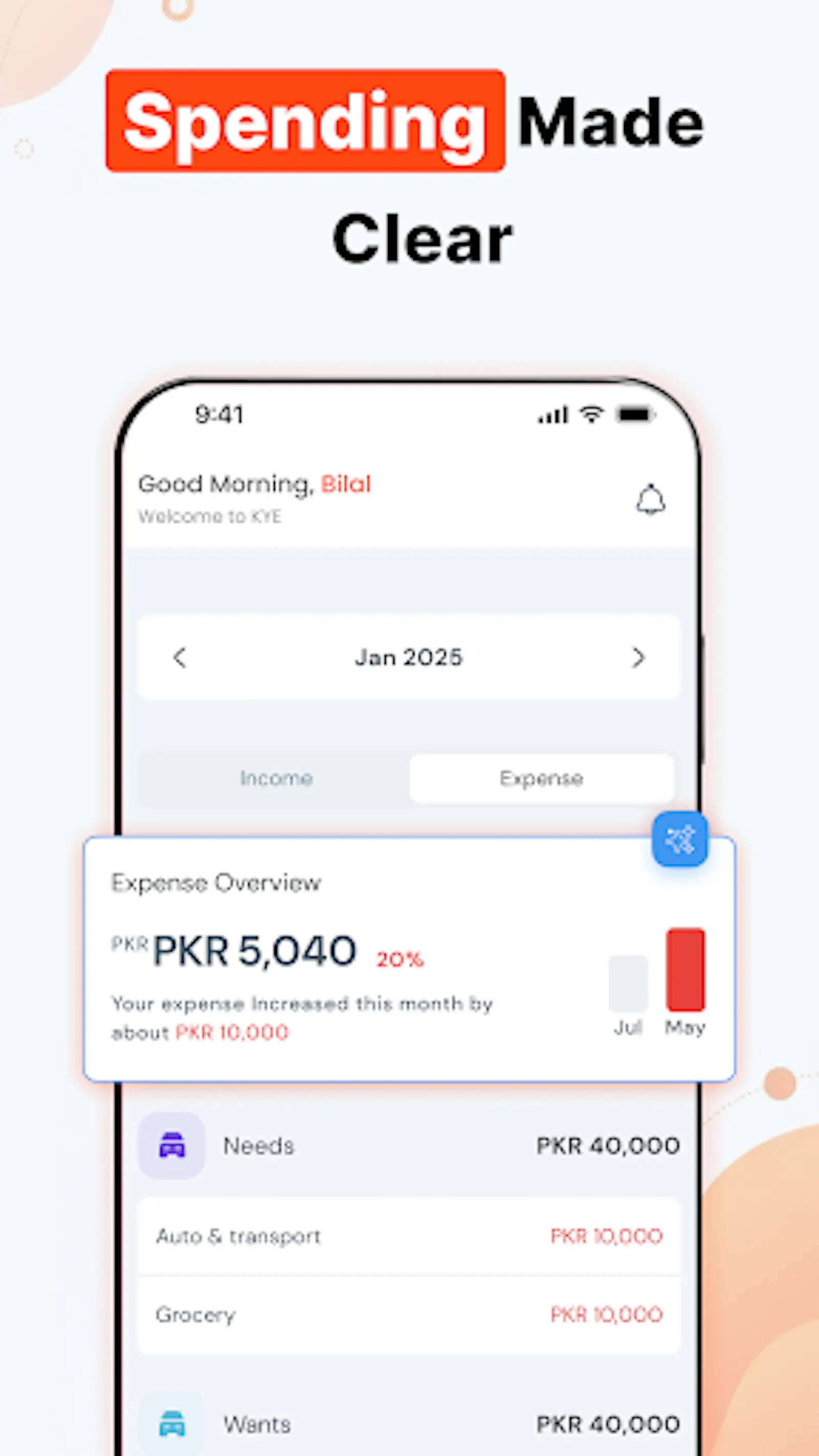 KYE: Expense Tracker & Budget screenshot 5