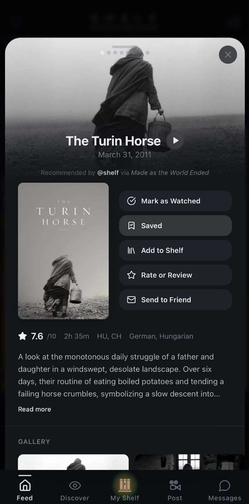 Shelf Cinema screenshot 1