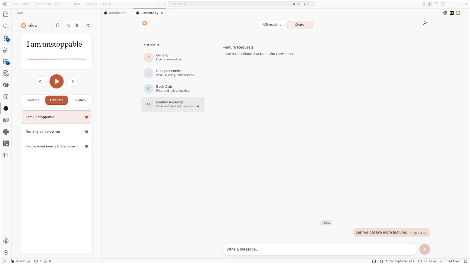 Glow  screenshot 2