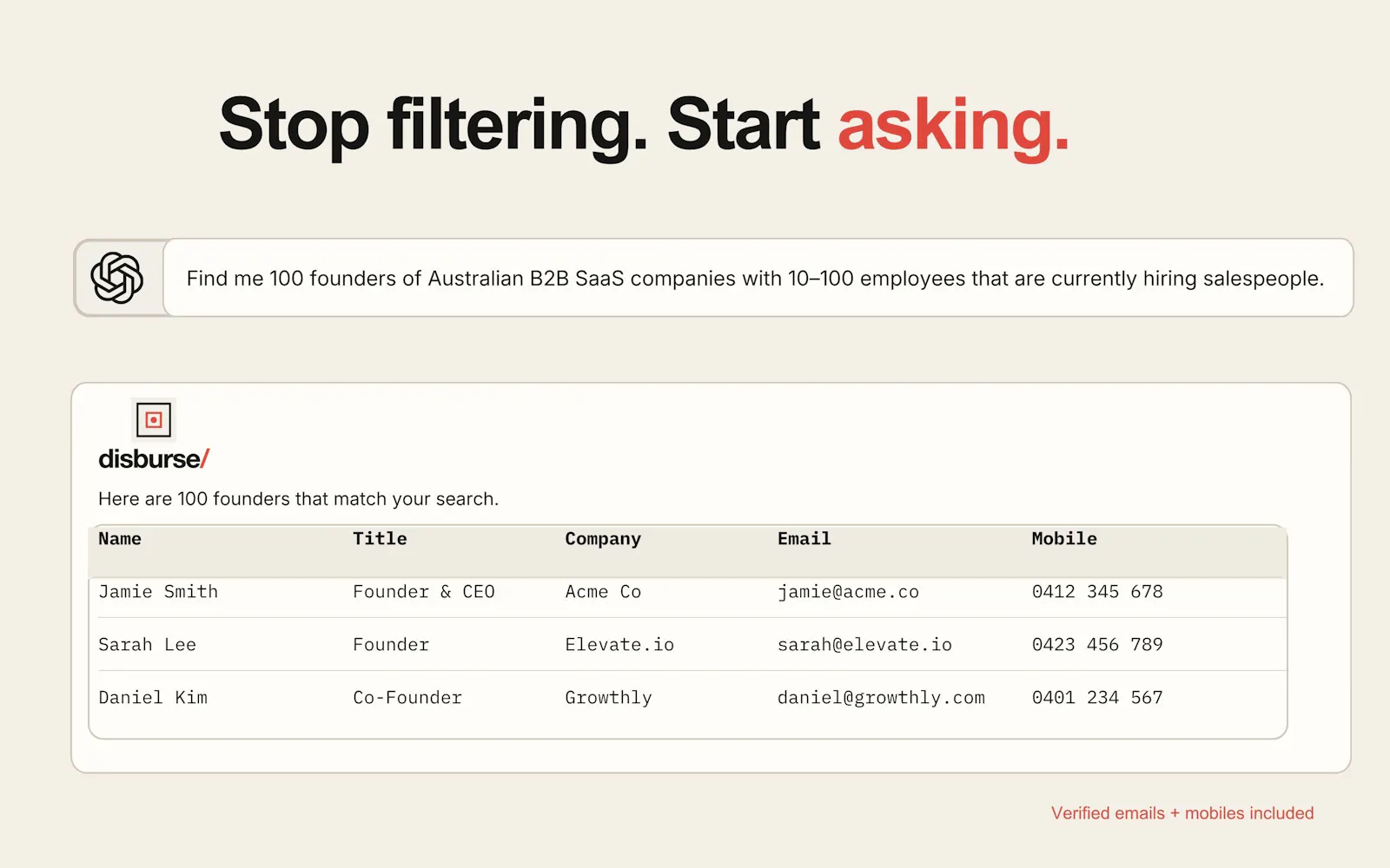 Disburse screenshot 4