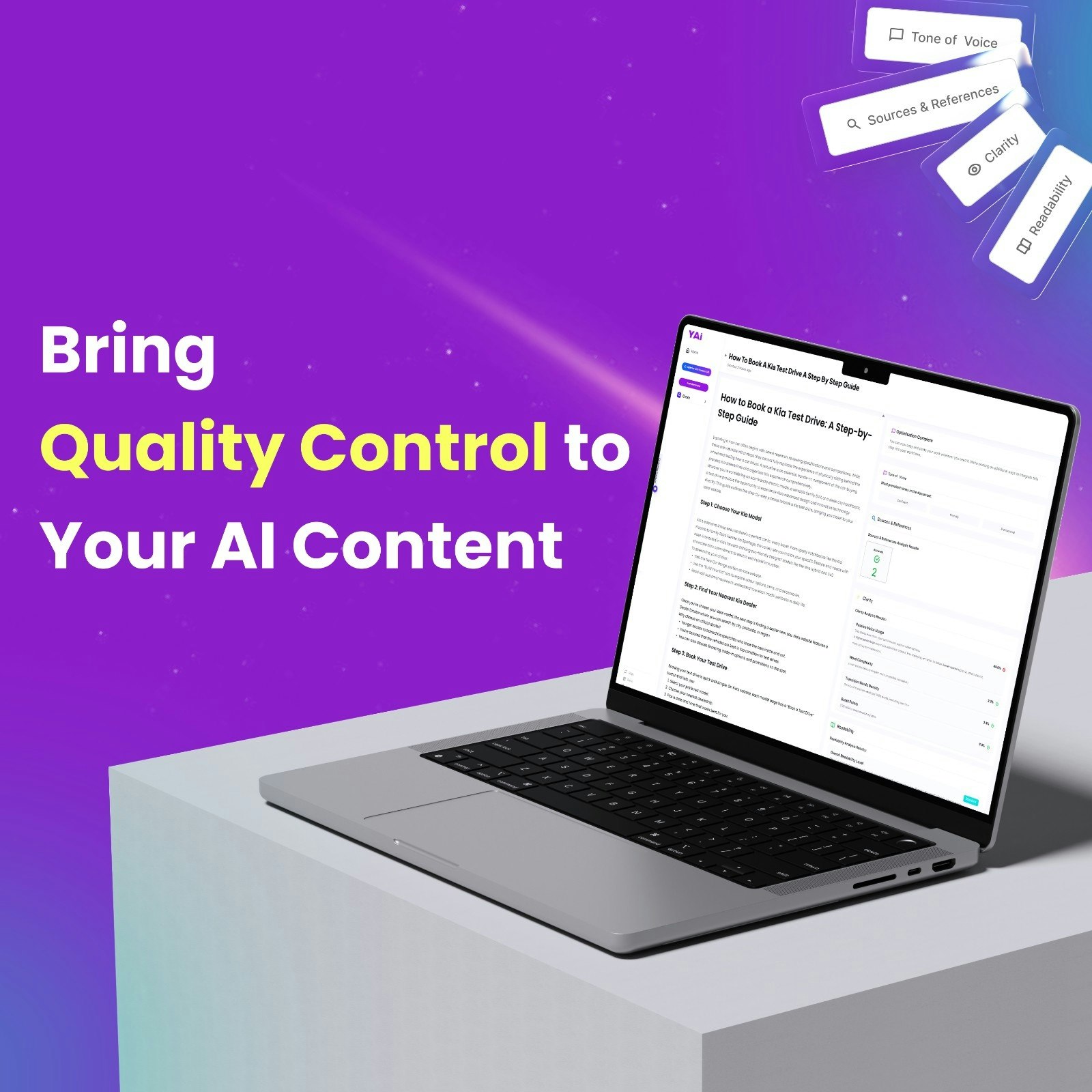 ContentLift di Yai - Porta un controllo dei fatti e un controllo di qualità ai contenuti dell'intelligenza artificiale media 3