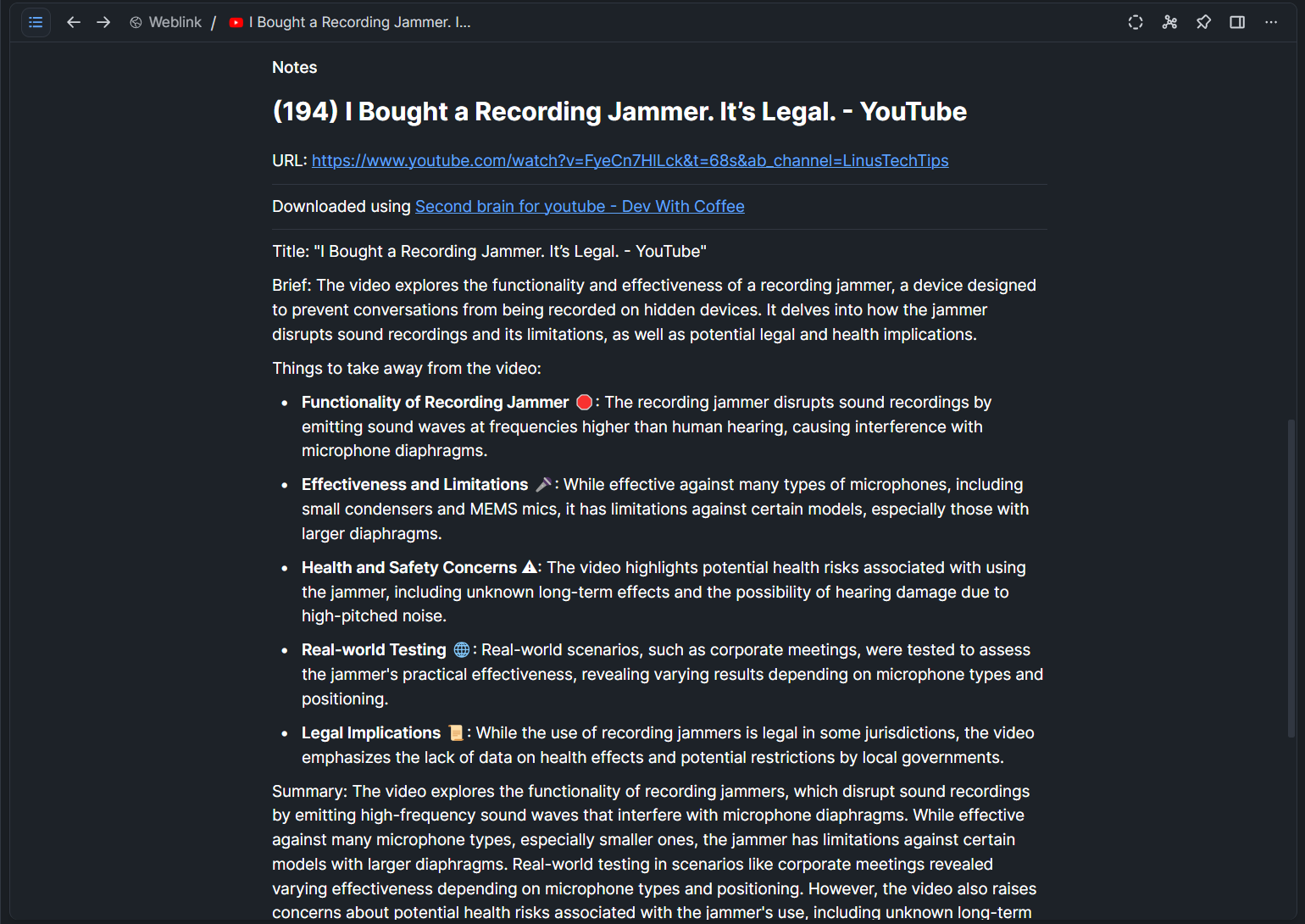 YouTube için İkinci Beyin media 6