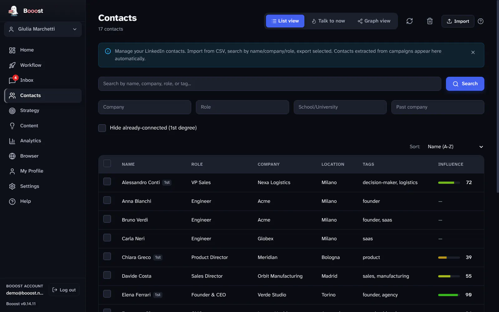 Booost screenshot 4