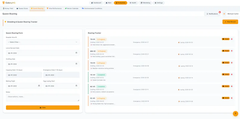 Beekeeping Web App Template screenshot 6