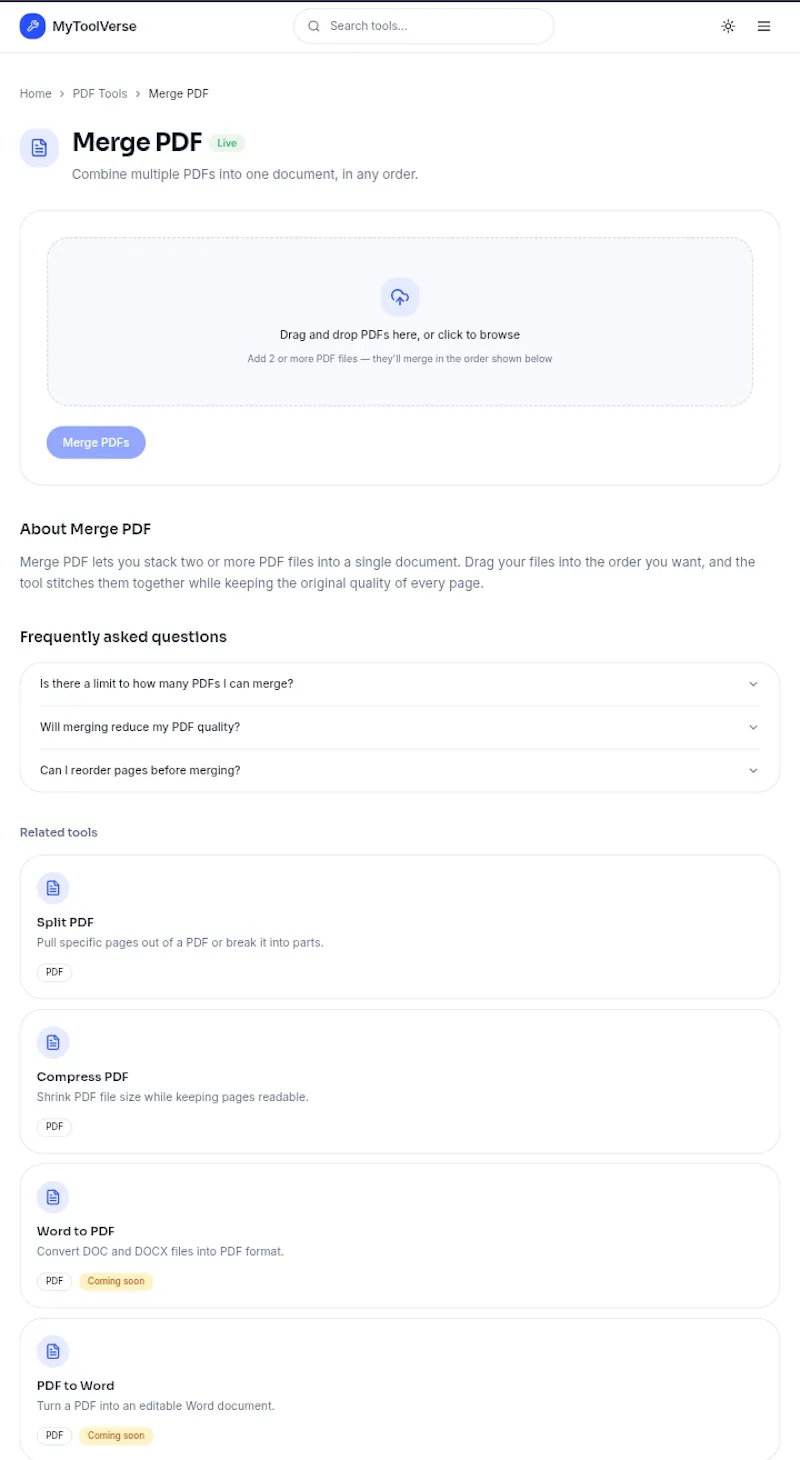 MyToolVerse screenshot 2