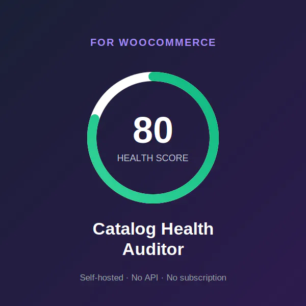 Catalog Health Auditor for WooCommerce gallery image