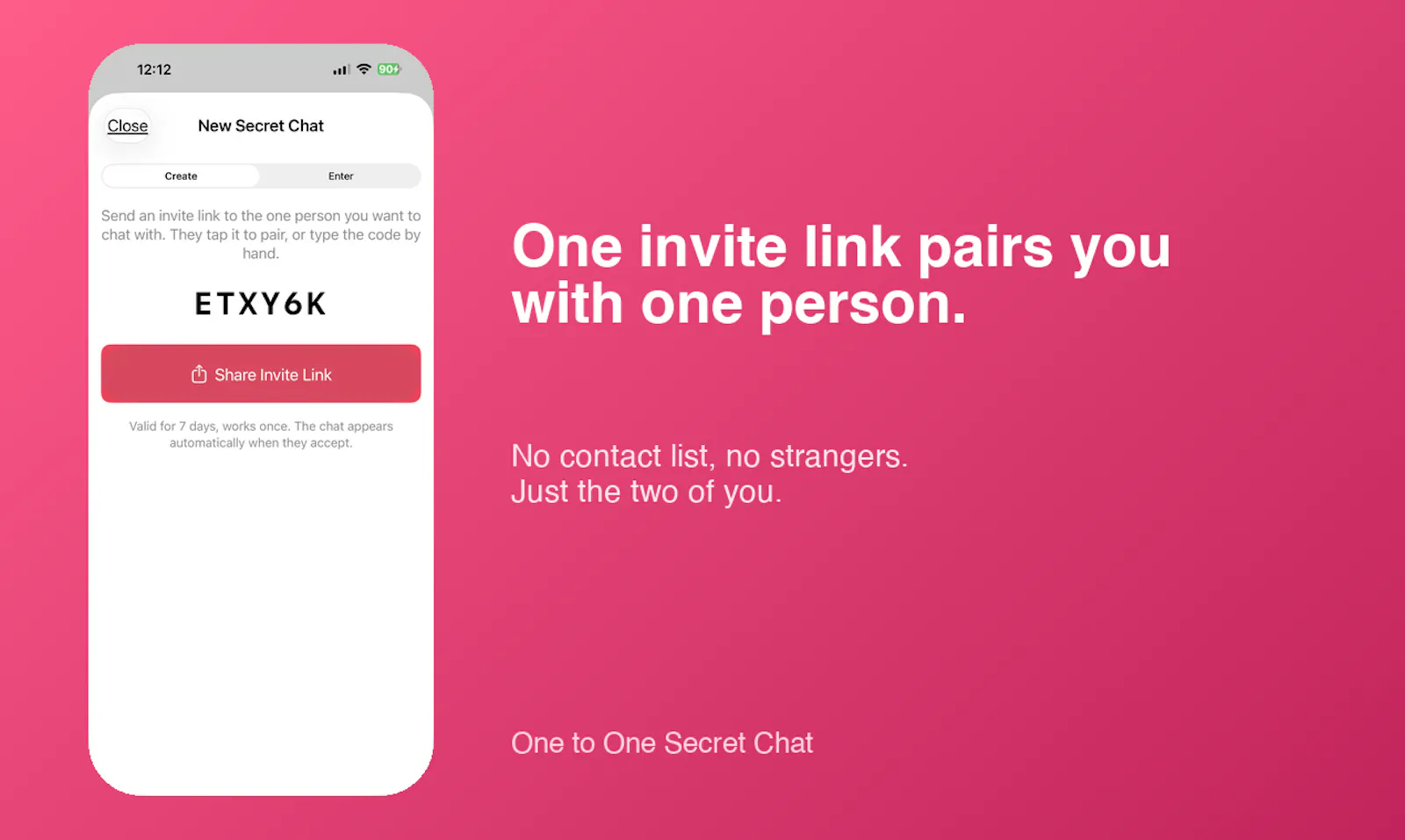 One to One Secret Chat screenshot 3