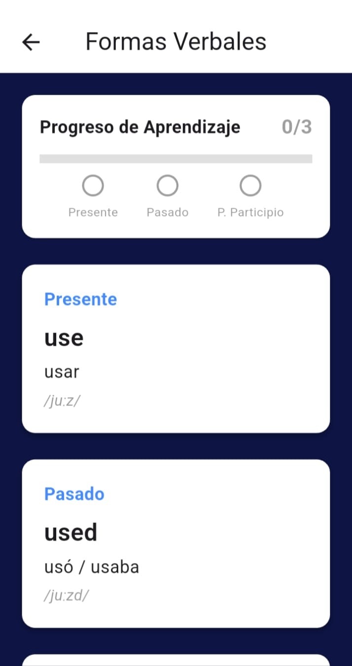 VocaWords – English Vocabulary (A1–C1) - Screenshot 4 showing product features and functionality